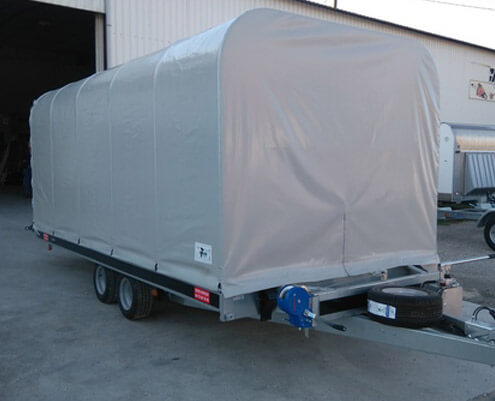 Plateau ridelle Saris 306 x 170 PTAC 2700 kgs "Black Edition – Image 3