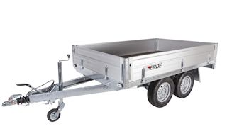 Plateau ridelles ERDE XR262F 2 essieux 2000 kg – Image 2