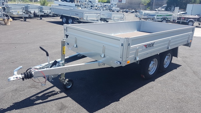 Plateau ridelles ERDE XR262F 2 essieux 2000 kg – Image 4
