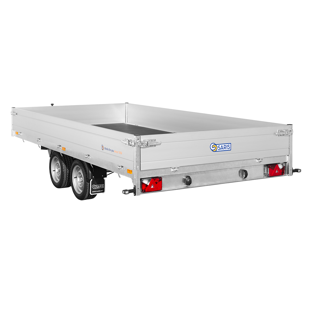 Plateau Saris 356 X 170 PTAC 2700 Kgs - Remorque professionnelle robuste
