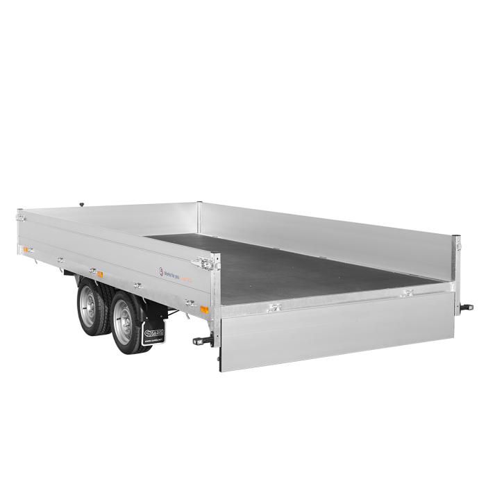 Plateau Saris 356 X 170 PTAC 2700 Kgs - Remorque professionnelle robuste – Image 3