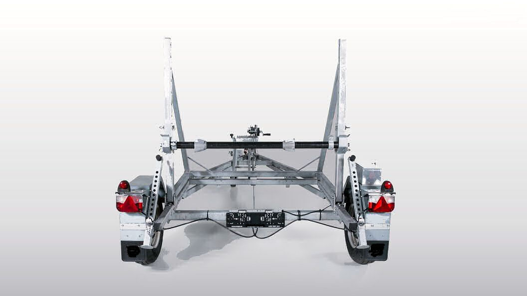 Remorque porte tourets 1500 kg treuil manuel Alliance