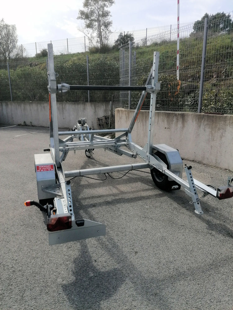 Remorque porte tourets 1500 kg treuil manuel Alliance – Image 3