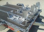 Remorque plateau moto basculante hydraulique Martz TEMA 750kg