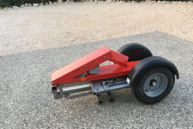 Porte-motos pliable en acier inoxydable, capacité 450 kg Oziconcept – Image 3