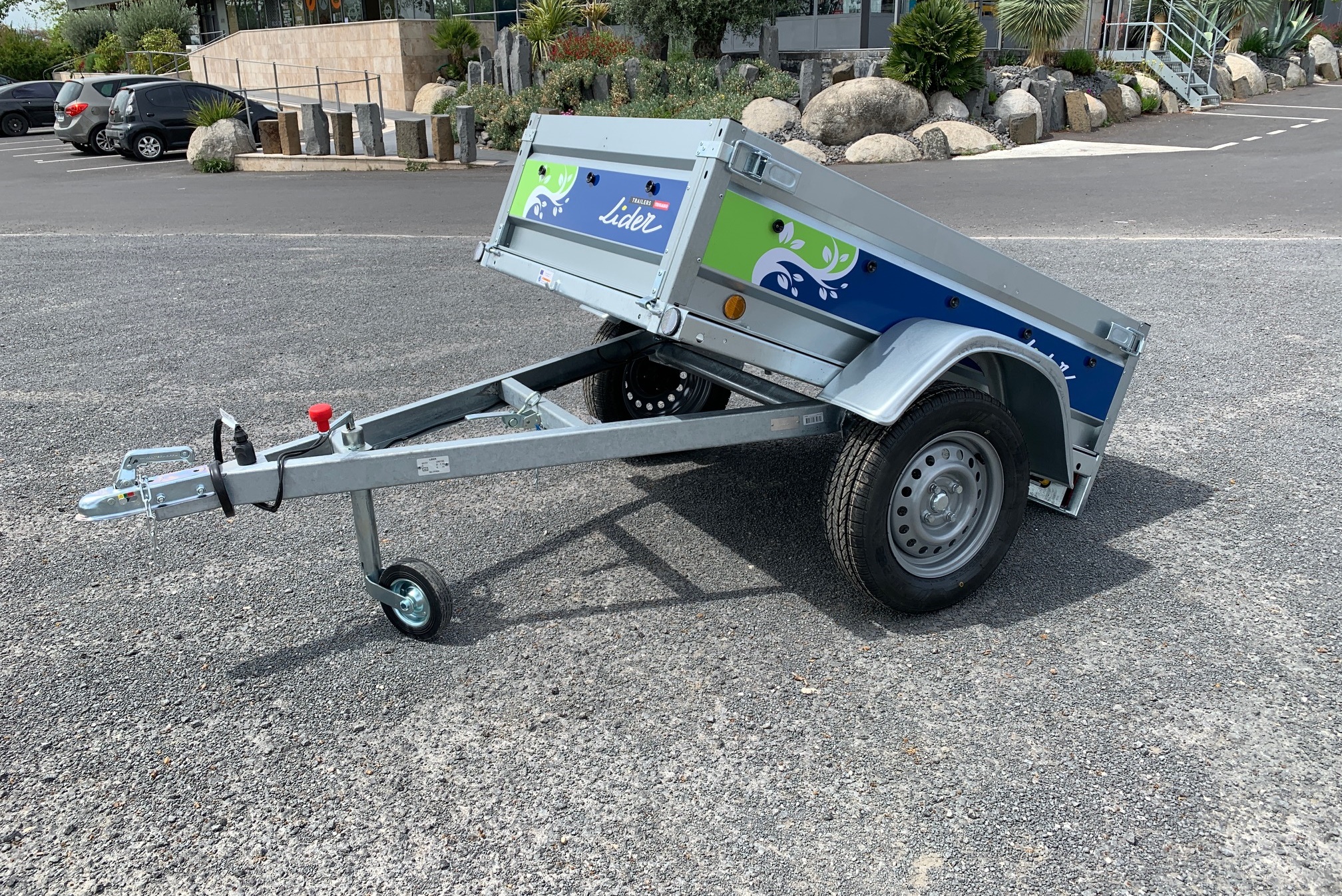 Remorque 500 kg 100 x 150 Alicante 150 Lider robuste et polyvalente – Image 3
