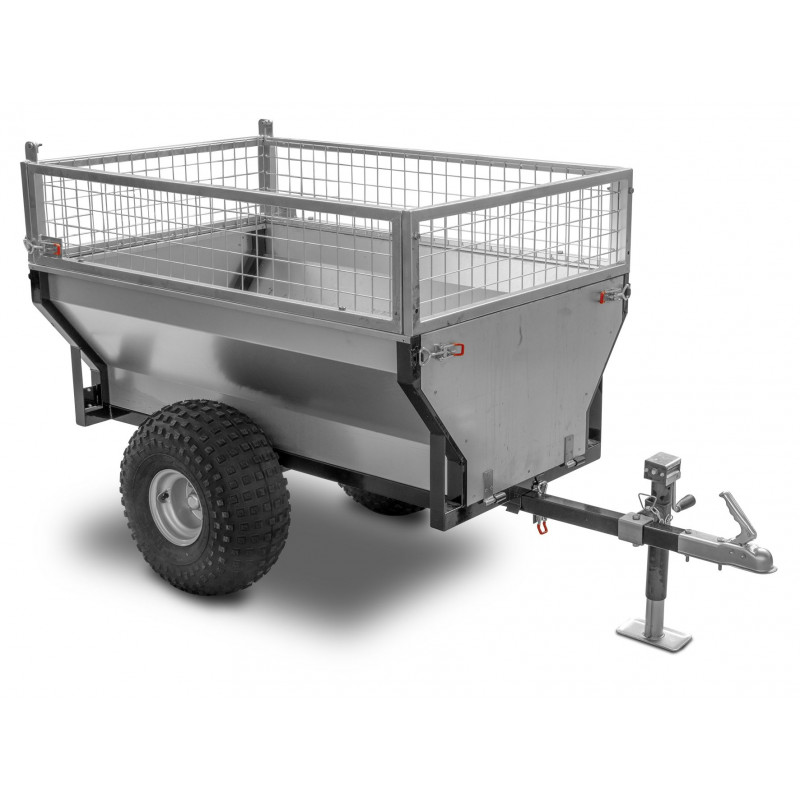Remorque basculante 500 kg MW-Tools AHR500G avec treuil – Image 2