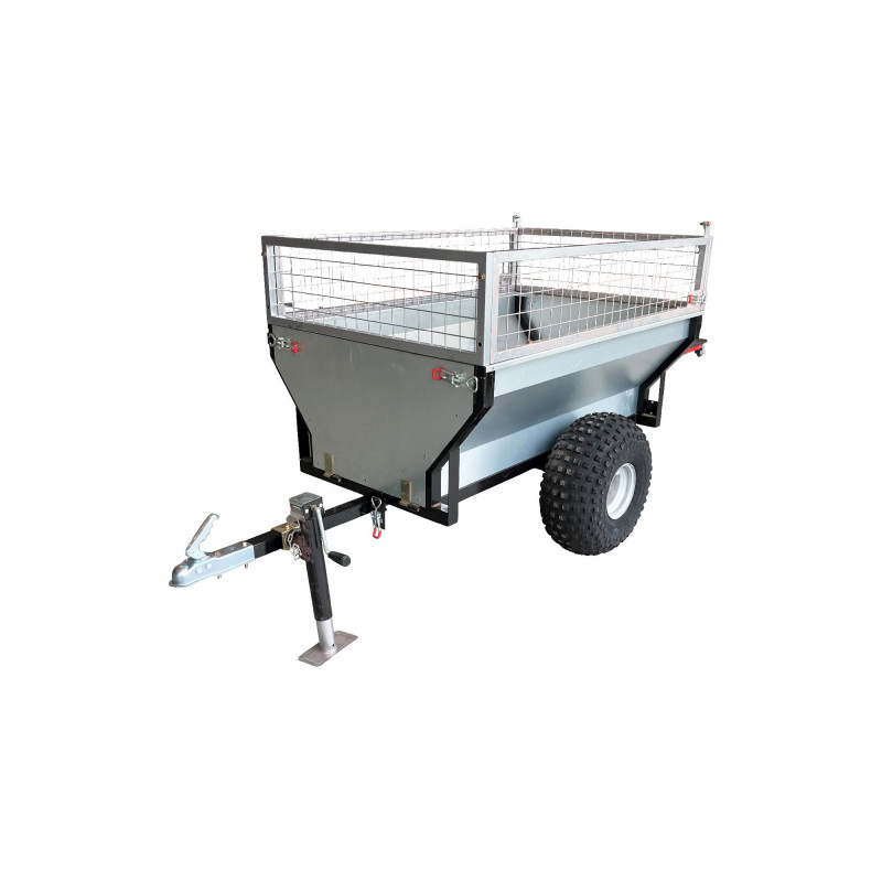 Remorque basculante 500 kg MW-Tools AHR500G avec treuil – Image 5