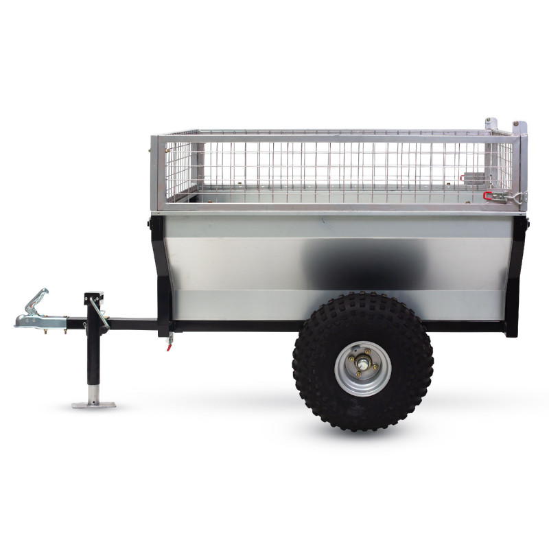 Remorque basculante 500 kg MW-Tools AHR500G avec treuil