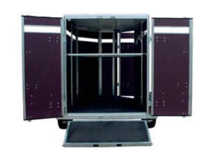 Remorque bétaillère Jalon B06003- JPA 13 2550, capacité 1300 kg, acier galvanisé