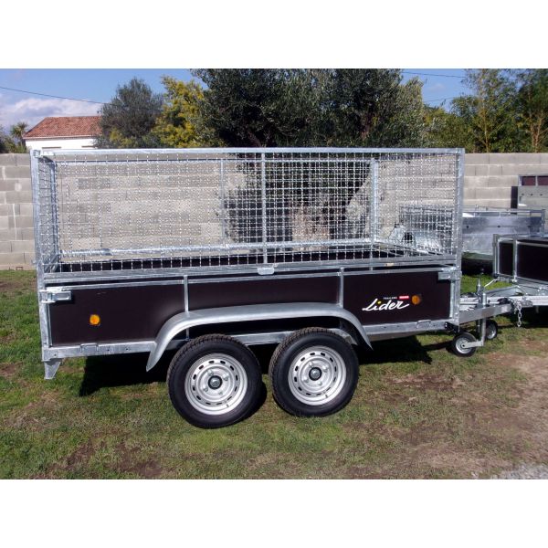 Remorque bois 2 essieux LIDER 500/750 kg – Image 2
