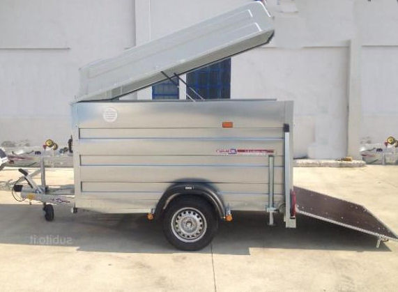 Remorque fourgon CRESCI 750 Kgs freinée - Essieu 750 kg avec frein – Image 2