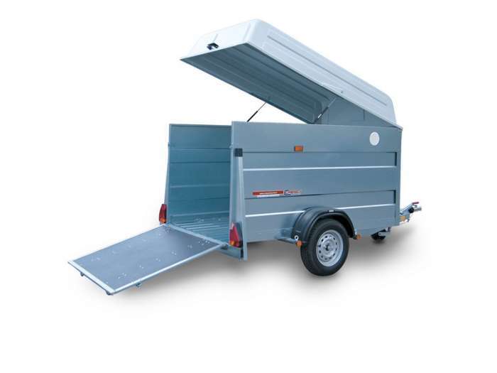 Remorque fourgon CRESCI 750 Kgs freinée - Essieu 750 kg avec frein – Image 3