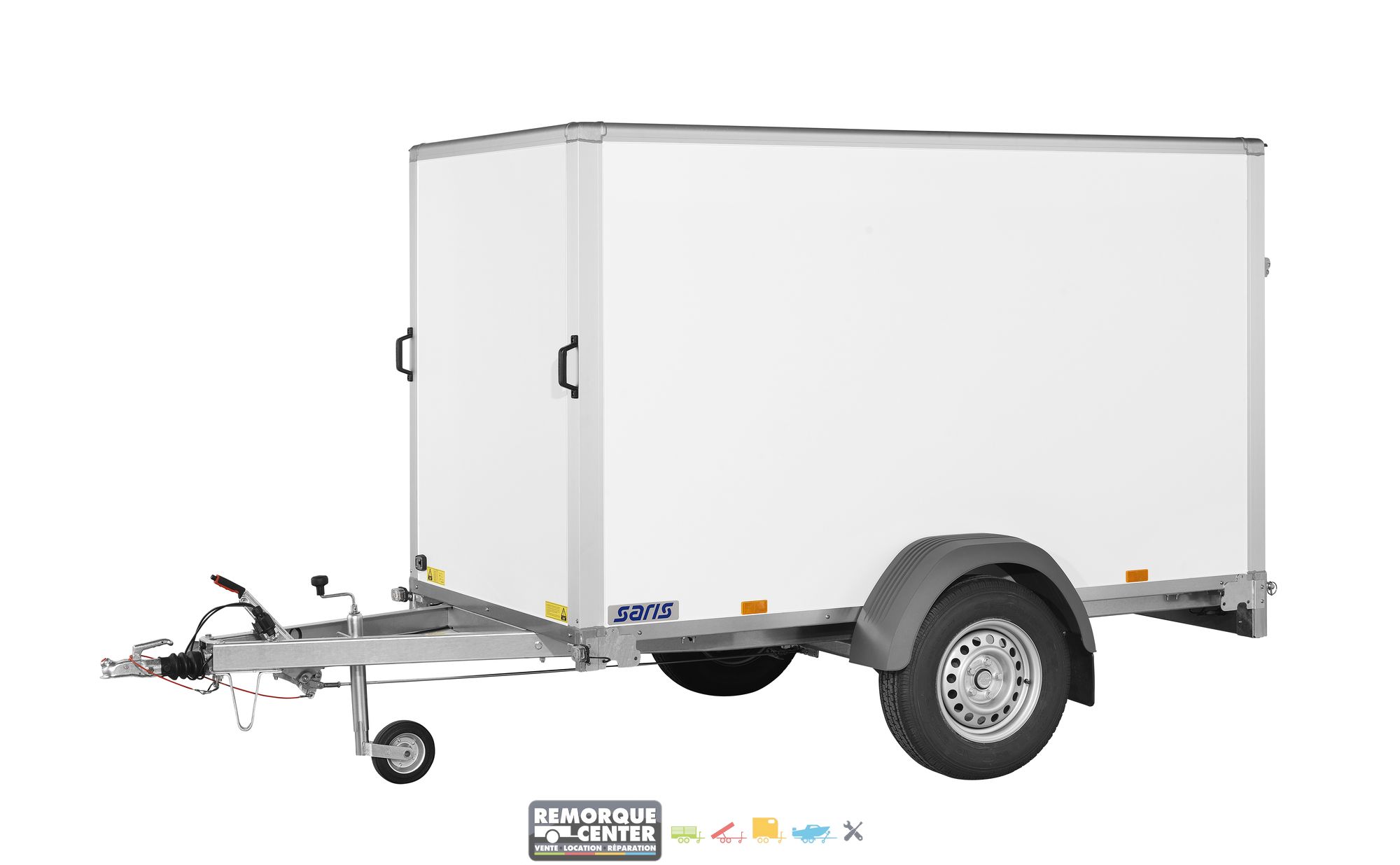 Remorque fourgon SARIS DV135F 1350 kg 920 kg 256x134x150 cm