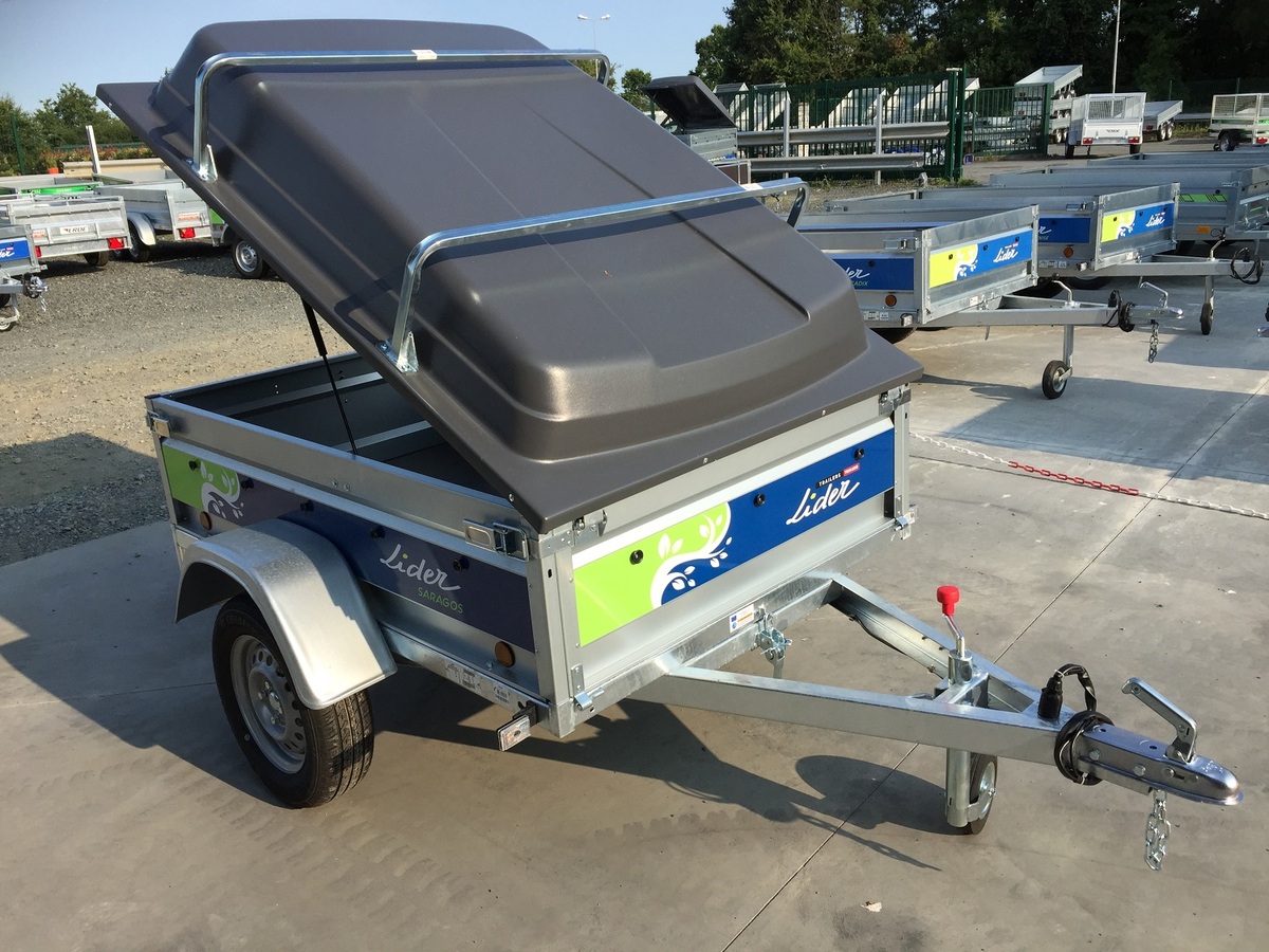Remorque Lider SARAGOS 750kg avec essieu NF – Image 2