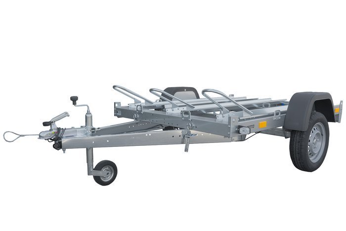 Remorque moto 3 rails UNITRAILER MOTO 3/R avec amortisseurs, 3 rails de 2m, AL-KO – Image 3