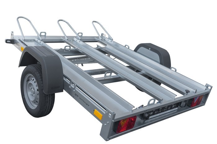 Remorque moto 3 rails UNITRAILER MOTO 3/R avec amortisseurs, 3 rails de 2m, AL-KO – Image 4