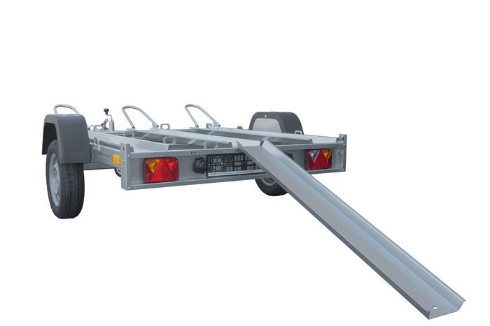Remorque moto 3 rails UNITRAILER MOTO 3/R avec amortisseurs, 3 rails de 2m, AL-KO – Image 7