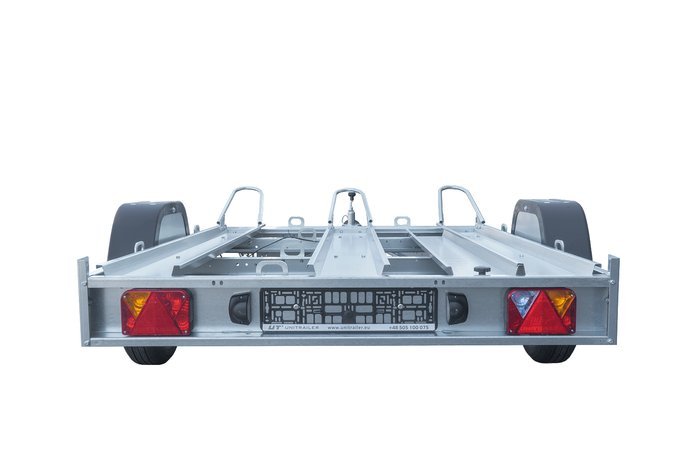 Remorque moto 3 rails UNITRAILER MOTO 3/R avec amortisseurs, 3 rails de 2m, AL-KO – Image 8