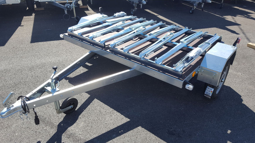 Remorque plateau pour 9 vélos Jalon JAEREM9VELOS – Image 3