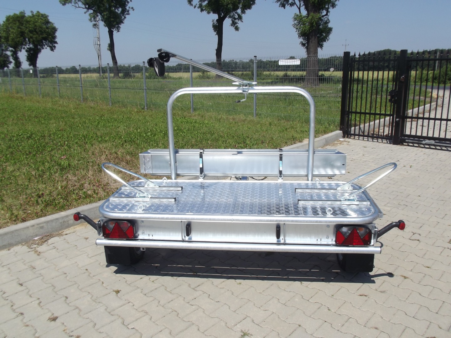 Remorque Porte Moto Transversale 750 kg 200 x 80 cm – Image 4