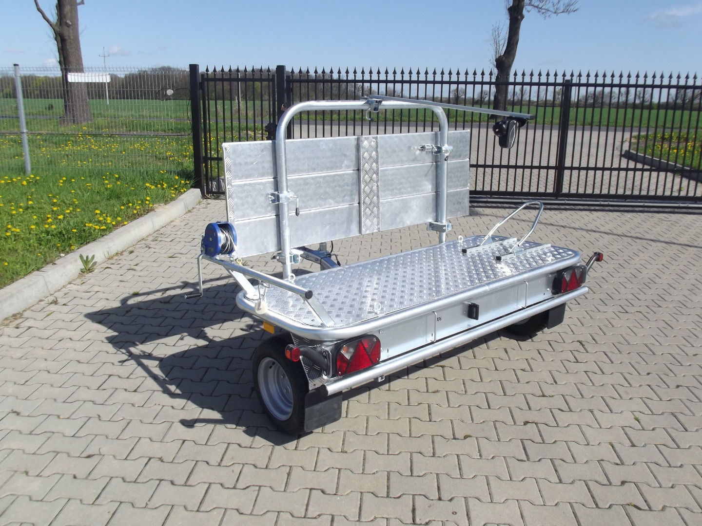 Remorque Porte Moto Transversale 750 kg 200 x 80 cm – Image 2