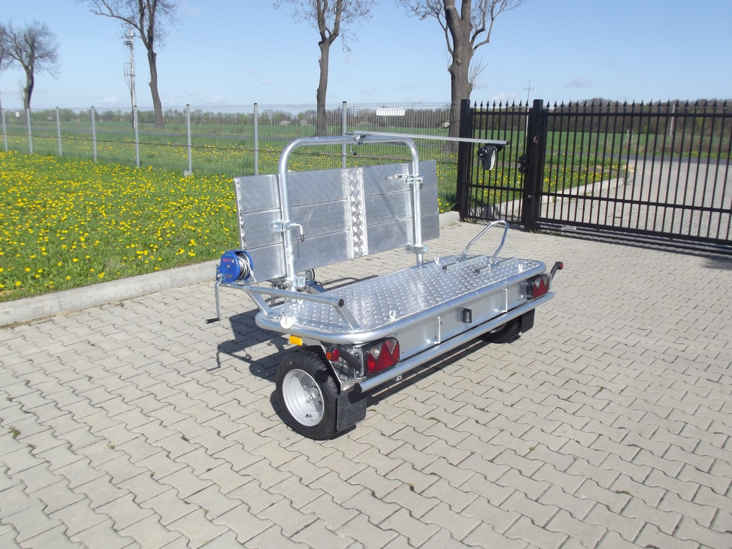 Remorque Porte Moto Transversale 750 kg 200 x 80 cm – Image 7