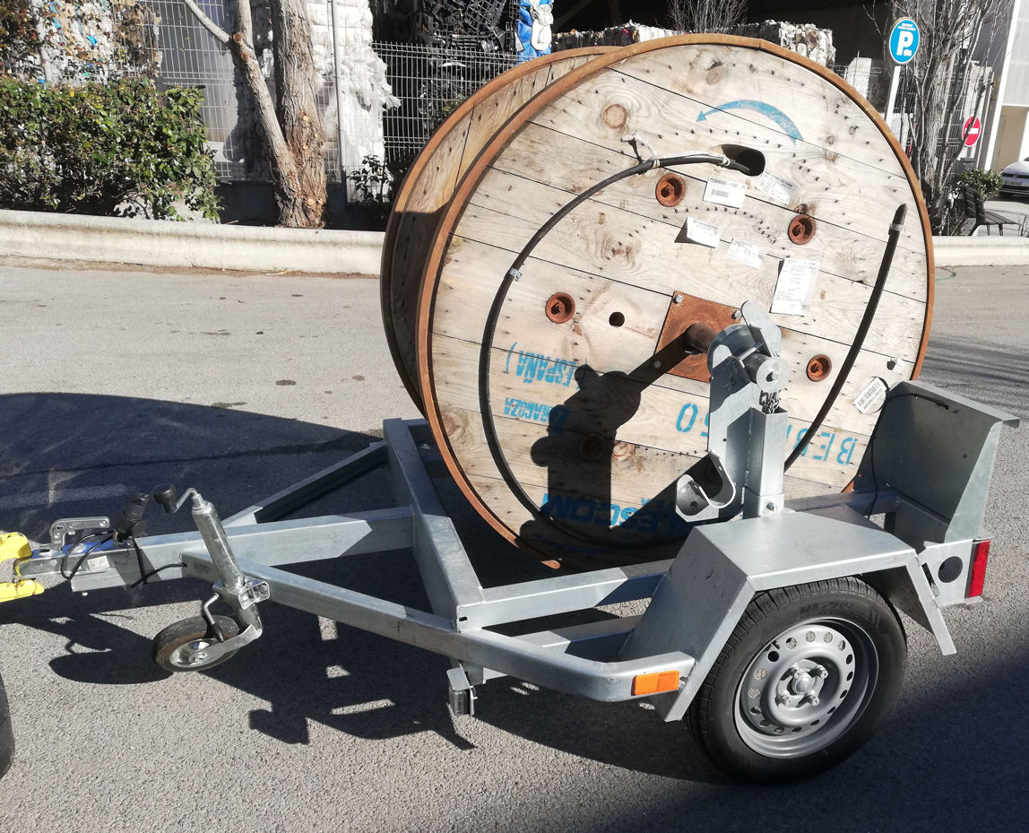 Remorque porte touret 750 kg GOT 155.70R13