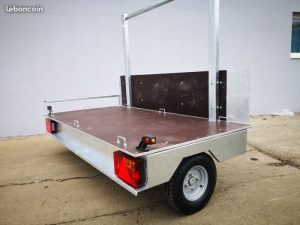 Remorque transversale pour scooters MP3 et vélos GOTTRANSVERSALE 500kg
