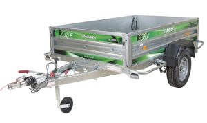 Remorque utilitaire Erde DAXARA 218F 750/1000 kg