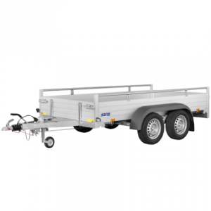 Remorque utilitaire Saris FW2000 Mac ALU 2000kg 2 essieux