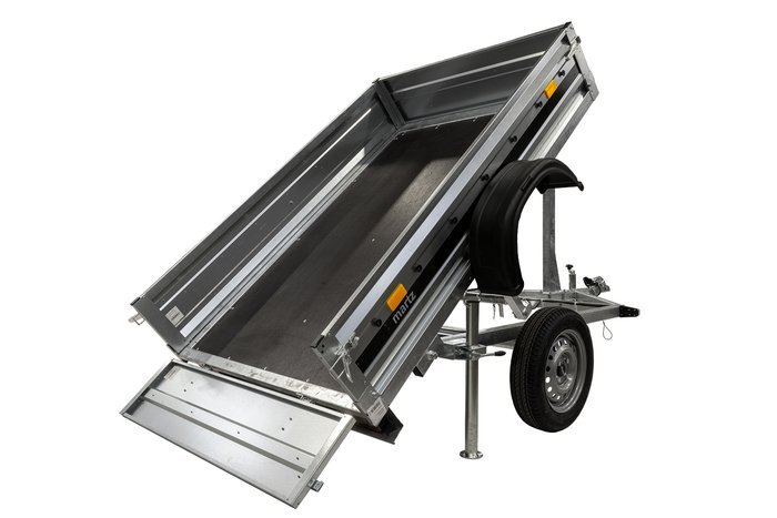 Remorque voiture benne basculante 206×136 MARTZ PRAKTI DUMPER 2014 PTAC 750 kg – Image 2
