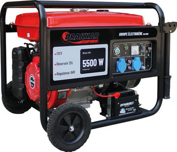 Groupe électrogène 13CV AVR Drakkar 5500W avec démarrage électrique – Image 2