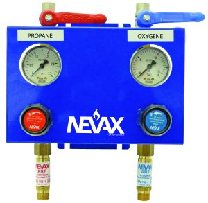 Tableau Bi-Gaz Propane-Oxy Castolin pour soudage et découpe