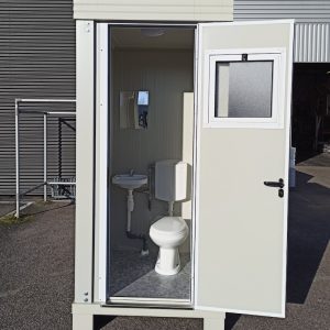 Bloc Sanitaire S1 Neuf avec WC et Lave-Mains - Dimensions 256x118x118 cm