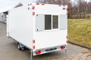 Remorque de chantier BLYSS Marcello Comfort 500 - Remorque polyvalente avec équipements complets