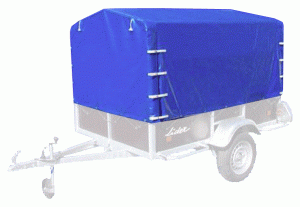 Bâche haute armature 80cm pour remorque Lider 2.5M
