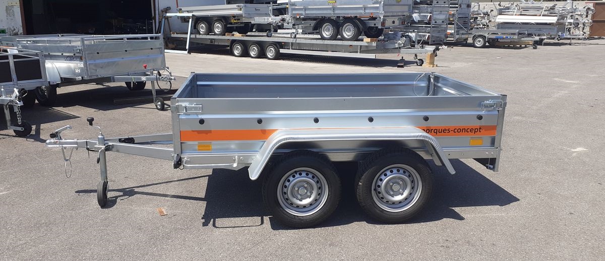 Remorque polyvalente boro BO720 750 kg 205x122 cm