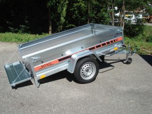 Remorque BAGAGERE BORO BO723 500/750 kg 233x132x39 cm
