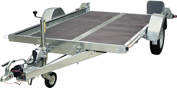 Plateau multi-transport Erde EXPERT PLM 150 F 1000 kg, 155R13C, 250x150x10 cm