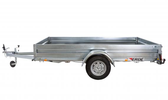 Plateau multi-transport Erde EXPERT PLM 150 NF, capacité 750 kg, dimensions 250x150x10 cm