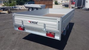 Plateau ridelle aluminium Erde EXPERT XR302F 2500kg